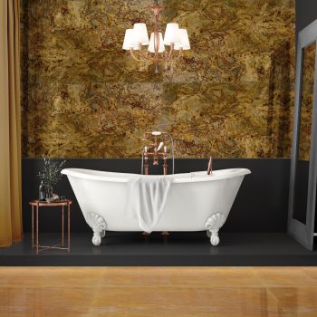 GRANIT, GOLDEN CRYSTAL, LASTRE, 2, LUSTRUIT