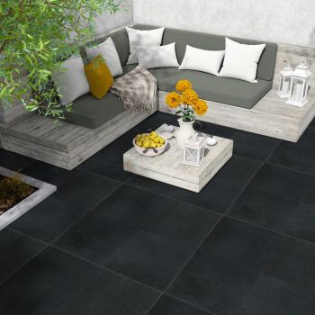GRANIT, PADANG DARK, PLACAJ, 40X40, 1, LUSTRUIT
