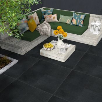 GRANIT, PADANG DARK, PLACAJ, 40X40, 1, LUSTRUIT