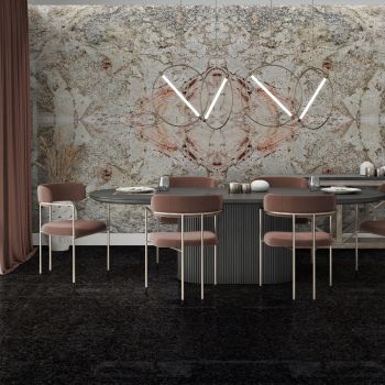 GRANIT, BROWN PEARL, LASTRE, 2, LUSTRUIT