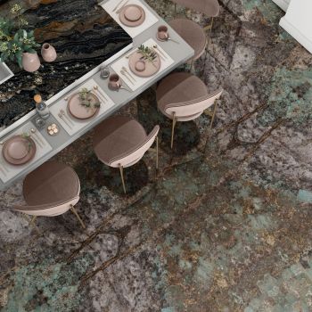 GRANIT, AMAZONITA, LASTRE, 2, LUSTRUIT