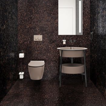 GRANIT, TAN BROWN, SEMILASTRE, 3, LUSTRUIT