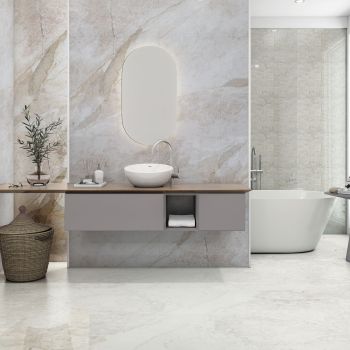 MARMURA, PETRA MILK WHITE MOZAIC, PLACAJ, 60X15, 1.5, SCAPITAT