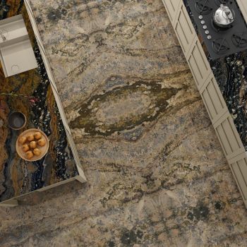 GRANIT, AZURITE, LASTRE, 2, LUSTRUIT