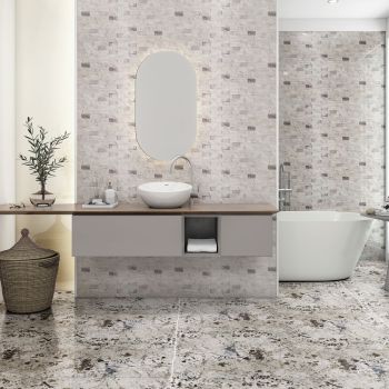 MARMURA PETRA WHITE PLACAJ 15X7.5 1.8 SCAPITAT