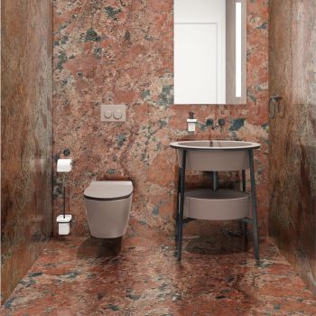 GRANIT, VOLCANO RED, SEMILASTRE, 1.8, LUSTRUIT