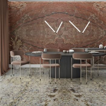 GRANIT, WHITE GALAXY, LASTRE, 3, LUSTRUIT