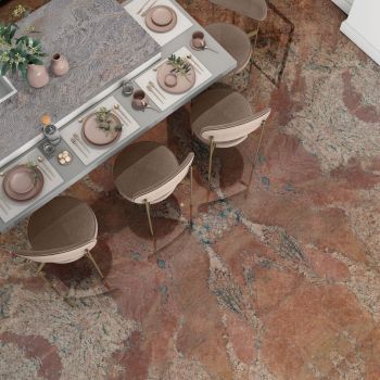 GRANIT, VOLCANO RED, LASTRE, 2, LUSTRUIT