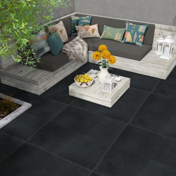 GRANIT, PADANG DARK, PLACAJ, 40X40, 1, LUSTRUIT