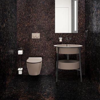 GRANIT, TAN BROWN, SEMILASTRE, 3, LUSTRUIT