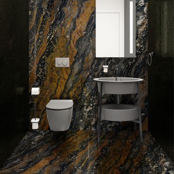 GRANIT, BLACK GALAXY, SEMILASTRE, 3, LUSTRUIT