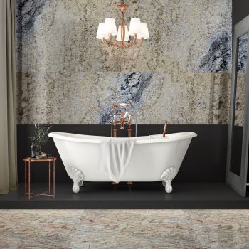 GRANIT, WHITE GALAXY, LASTRE, 3, LUSTRUIT