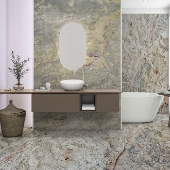 GRANIT, BIANCO ROMANO, LASTRE, 3, LUSTRUIT