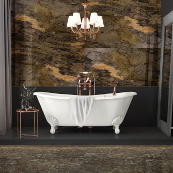 GRANIT, GOLDEN FLAME, LASTRE, 2, LUSTRUIT
