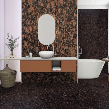GRANIT, TAN BROWN, SEMILASTRE, 3, LUSTRUIT