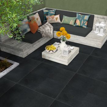 GRANIT, PADANG DARK, PLACAJ, 40X40, 1, LUSTRUIT