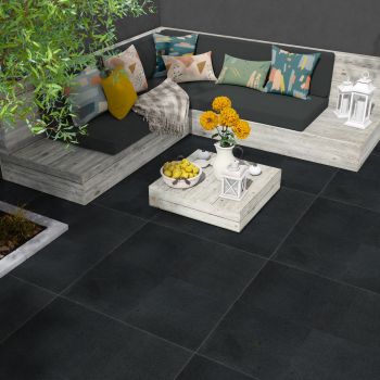 GRANIT, PADANG DARK, PLACAJ, 40X40, 1, LUSTRUIT