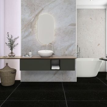 GRANIT, BLACK GALAXY, PLACAJ, 40X40, 1, LUSTRUIT