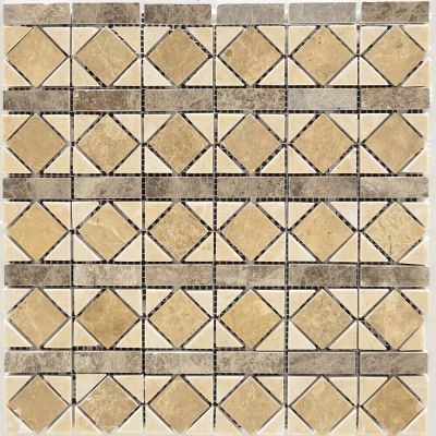 MARMURA, STN 716 MOZAIC CARAMIDA, MOZAIC, 30.5X30.5, 1, LUSTRUIT