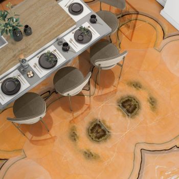 ONIX, ORANGE, LASTRE, 2, LUSTRUIT