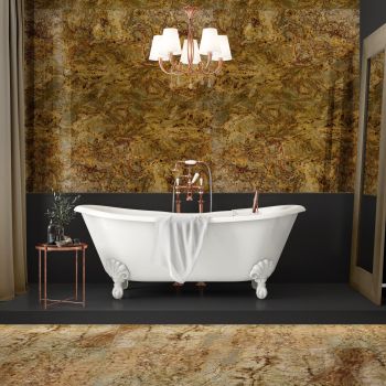 GRANIT, GOLDEN CRYSTAL, LASTRE, 2, LUSTRUIT