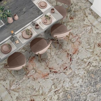GRANIT, AURORA BLUE, LASTRE, 2, LUSTRUIT