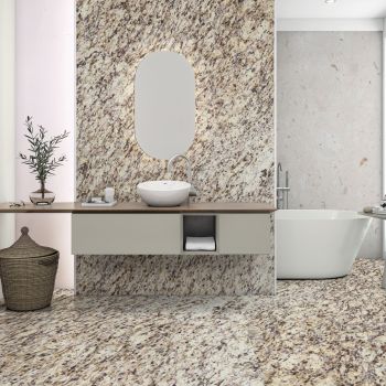 GRANIT, GIALLO ORNAMENTAL, LASTRE, 2, LUSTRUIT