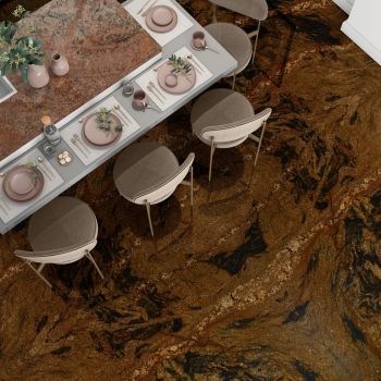 GRANIT, VOLCANO RED, LASTRE, 2, LUSTRUIT