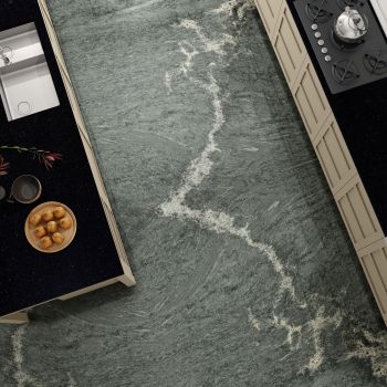 GRANIT, BLACK GALAXY, LASTRE, 2, LUSTRUIT