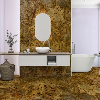 GRANIT, GOLDEN CRYSTAL, LASTRE, 3, LUSTRUIT