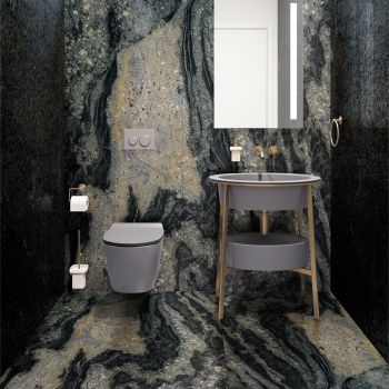 GRANIT, BRAZILIAN BLACK, LASTRE, 2, LUSTRUIT