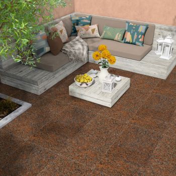GRANIT, MAPLE RED, PLACAJ, 40X40, 1, LUSTRUIT