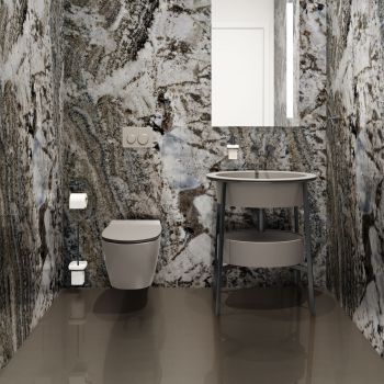 GRANIT, AZUL WHITE, SEMILASTRE, 1.8, LUSTRUIT