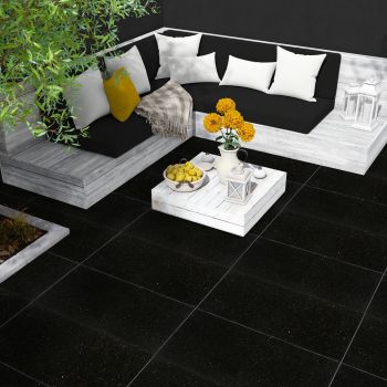 GRANIT, BLACK GALAXY, PLACAJ, 40.6X40.6, 1, LUSTRUIT
