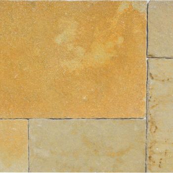SANDSTONE TANDUR YELLOW PLACAJ FRENCH PATTERN 2.2 ANTICHIZAT