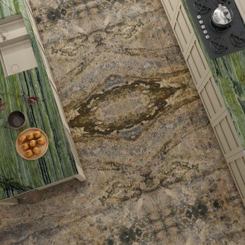 GRANIT, AZURITE, LASTRE, 2, LUSTRUIT